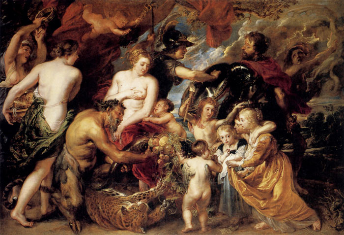 Oil Painting Reproduction of Rubens- Peace and War