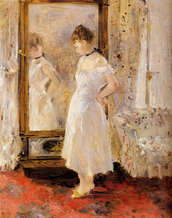 Berthe Morisot Oil Painting Reproductions - The Cheval Glass