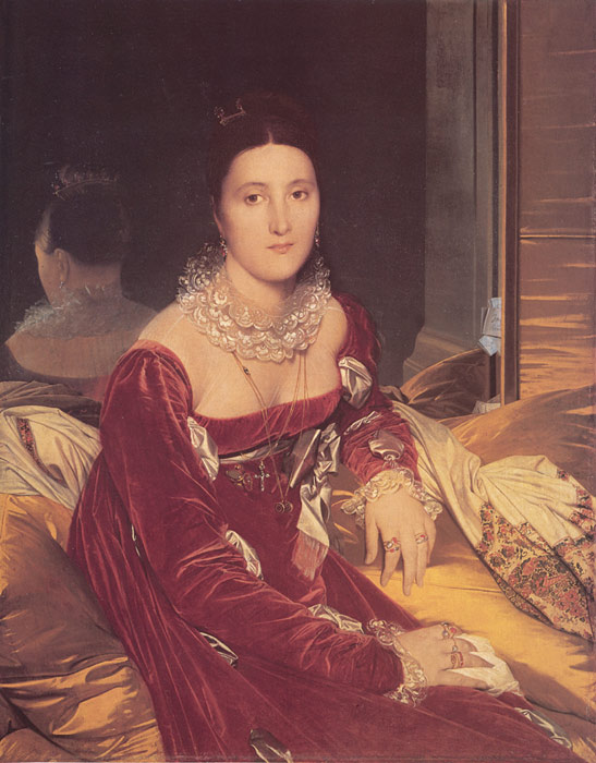 Ingres Oil Painting Reproductions- Madame de Senonnes