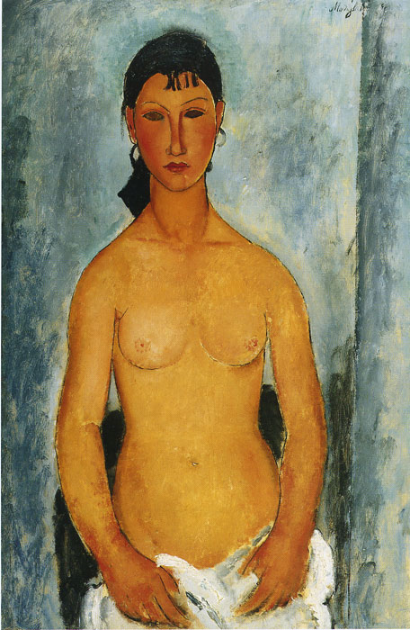 Oil Painting Reproduction of Modigliani- Standing Nude- Elvira