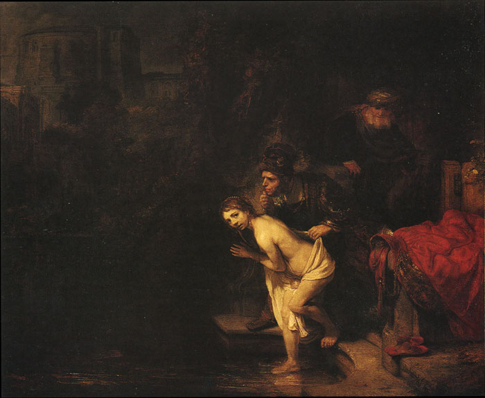 Rembrandt Oil Painting Reproductions - Susanna and the Elders
