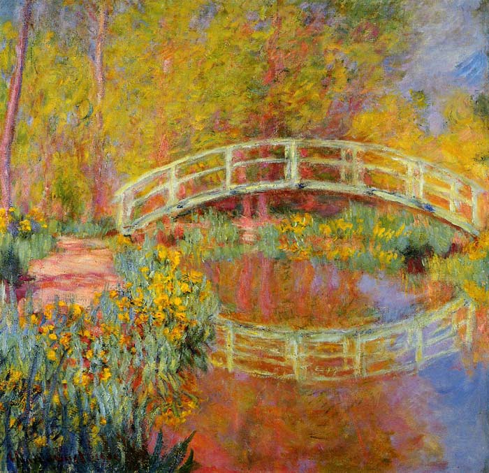 Monet Oil Painting Reproductions - The Japanese Bridge at Giverny