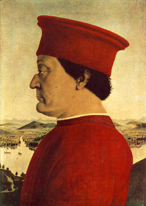 Oil Painting Reproduction of Francesca- Portrait of Federico da Montefeltro