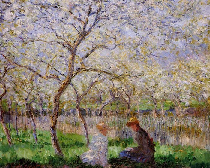 Monet Oil Painting Reproductions - Springtime