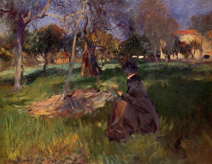 Sargent Oil Painting Reproductions - In the Orchard