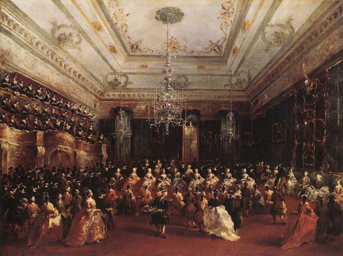Guardi Reproductions - Ladies Concert at the Philharmonic Hall