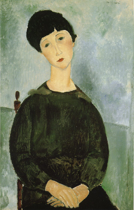 Modigliani Oil Painting Reproductions- Young Girl