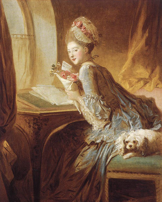 Fragonard Oil Painting Reproductions- The Love Letter