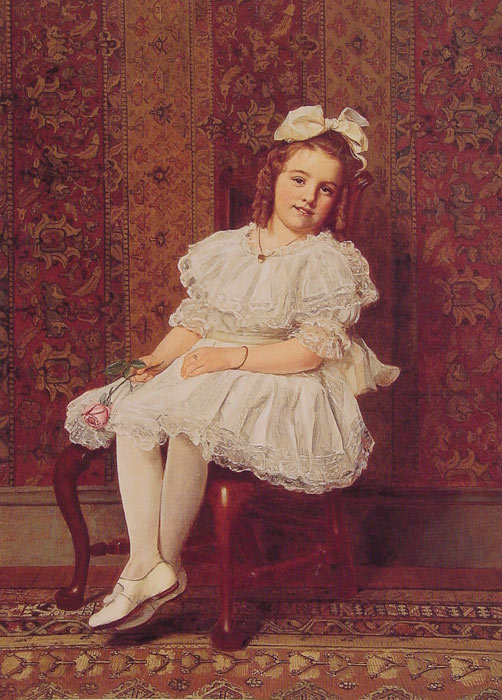 Oil Painting Reproduction of Brown- Portrait of Miss Gibson