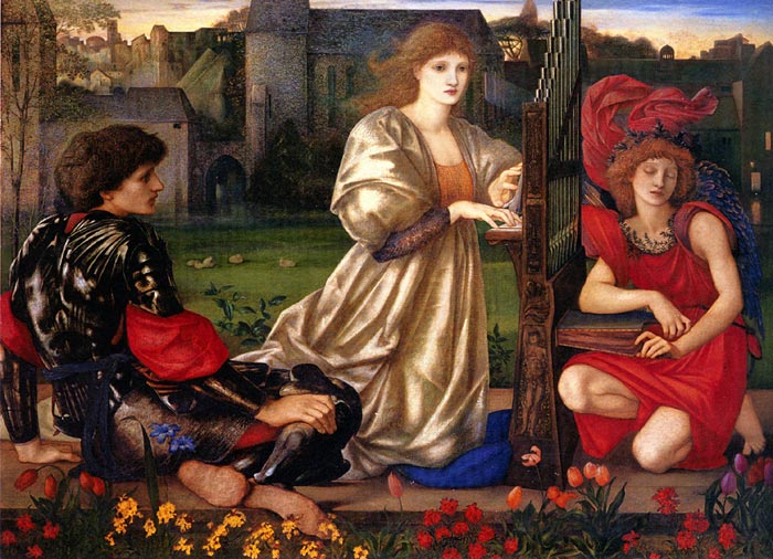 Oil Painting Reproduction of Burne-Jones- Le Chant dAmour [Song of Love]