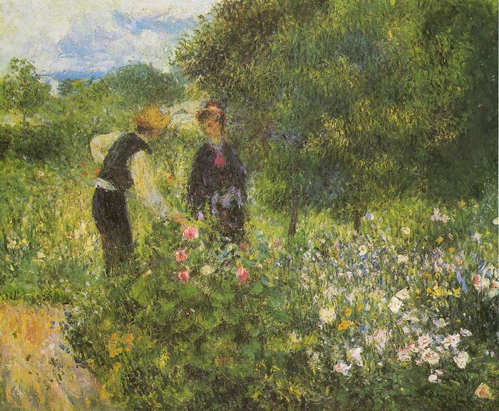 Oil Painting Reproduction of Renoir- Conversation