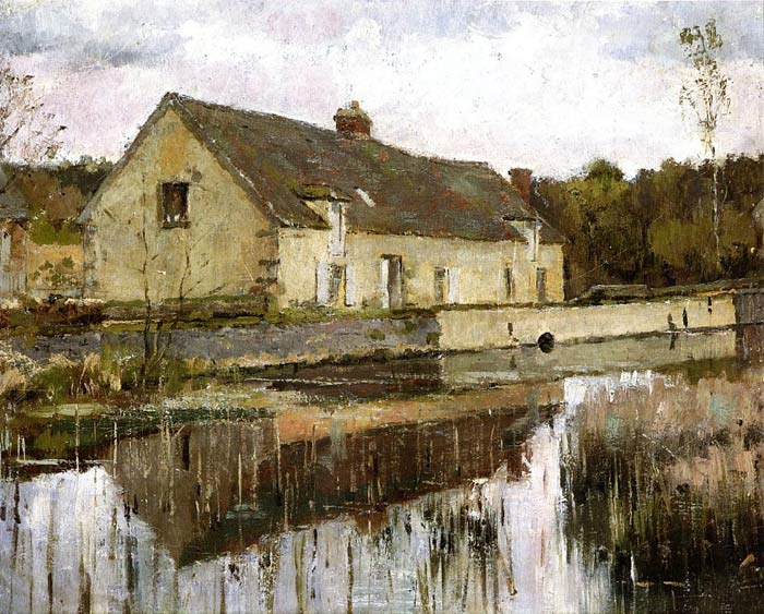 Oil Painting Reproduction of Robinson- On the Canal