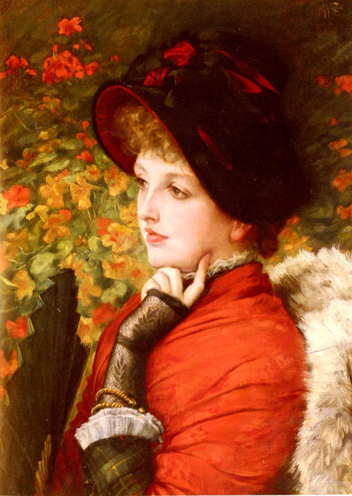 Oil Painting Reproduction of Tissot- Type Of Beauty