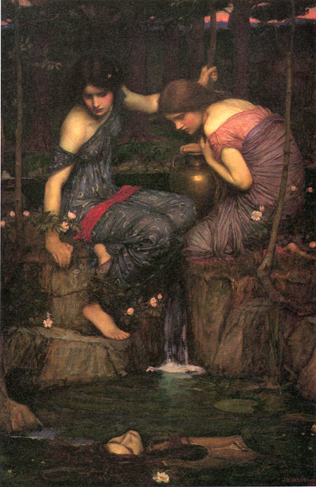 Oil Painting Reproduction of Waterhouse- Nymphs Finding the Head of Orpheus