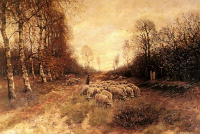 Grazing Sheep Near Laren