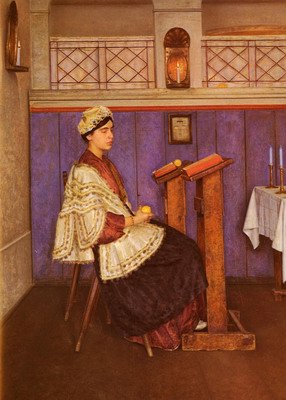 Young Woman In The Synagogue