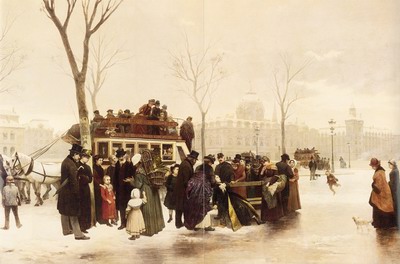 A Disturbance on Le Quai de Gesvres, Paris