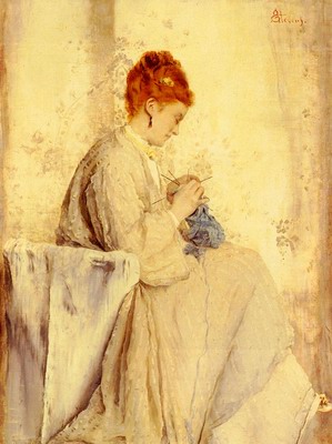 La Tricoteuse, the knitter