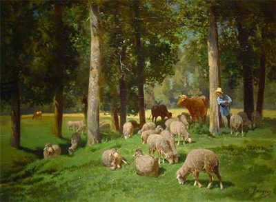 Landscape with Sheep