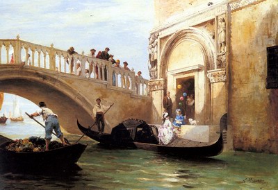 Le Depart Pour La Promenade A Venise