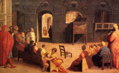 St Bernardino Of Siena Preaching