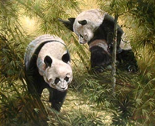 Art Oil Painting Animal oil painting picture Animal painting