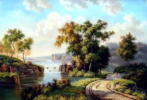 landscape art gallery artist landscape pictures Landscape oil painting