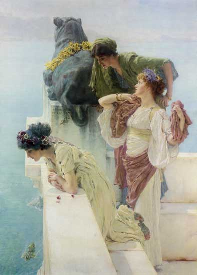 A Coign of Vantage, Sir Lawrence Alma-Tadema