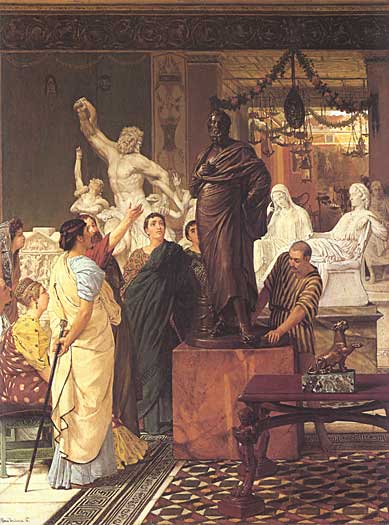 A Sculpture Gallery, Sir Lawrence Alma-Tadema