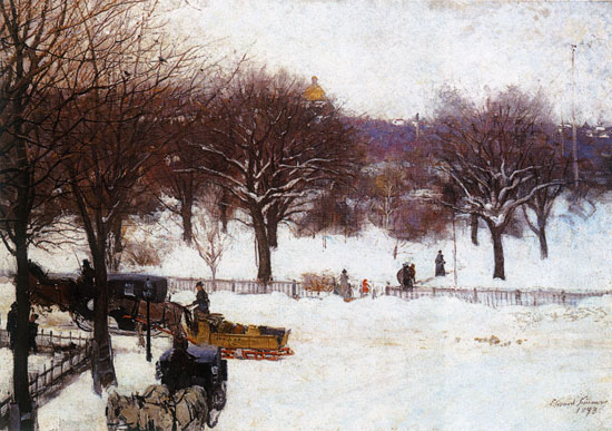 Boston Public Gardens, Edward Simmons