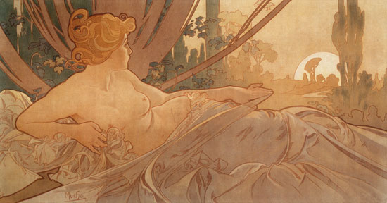 Dawn, Alphonse Mucha