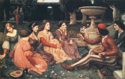 Decameron, John William Waterhouse