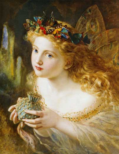 Fair Face of Woman..,Sophie Anderson