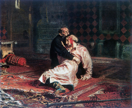 Ivan the Terrible and His Son Ivan, Repin