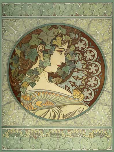 Ivy, Alphonse Mucha