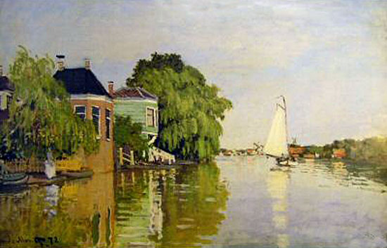 Landscape near Zaandam, Monet