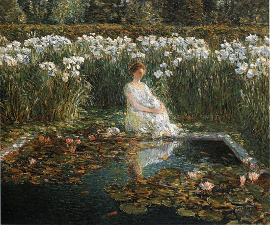 Lilies, Childe Hassam