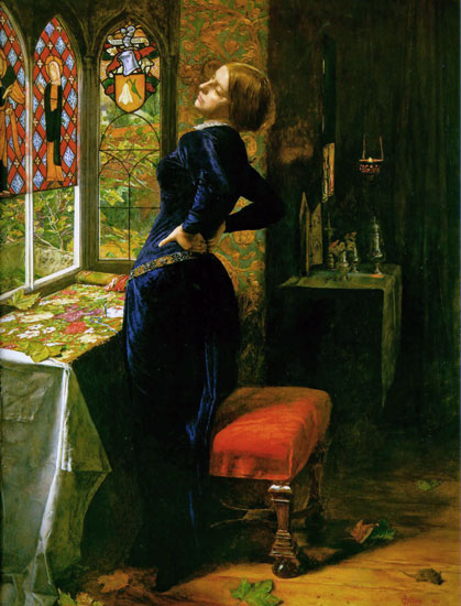 Mariana in the Moted Grange, Sir John Everett Millais