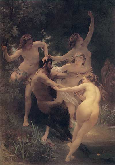 Nymphs and Satyr, William-Adolphe Bouguereau