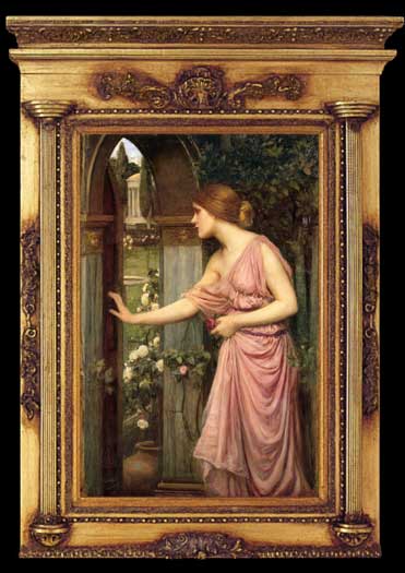 Psyche Entering Cupids Garden, Waterhouse