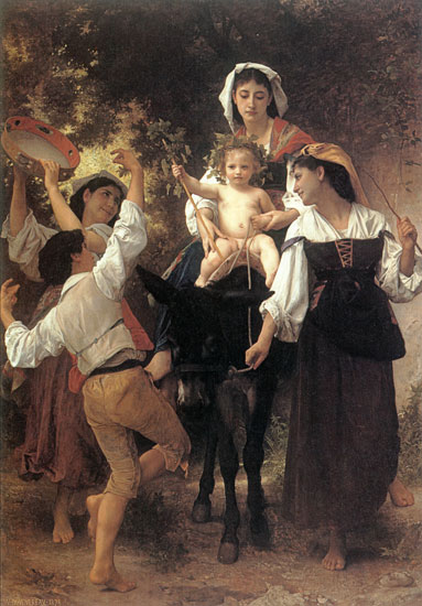 Return from the Harvest, William-Adolphe Bouguereau