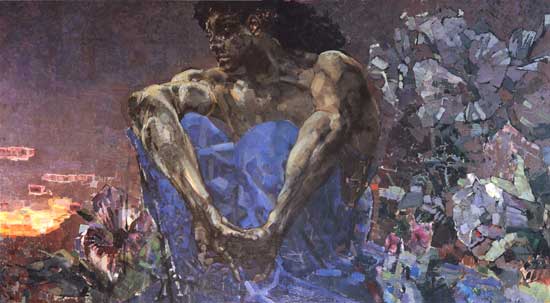 Seated Demon, Mikhail Alexandrovich Vrubel