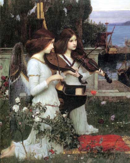 St. Cecilia (detail), John William Waterhouse