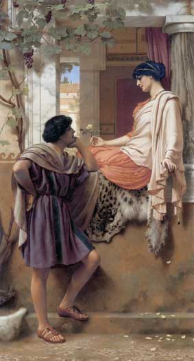 The Old Old Story, John William Godward