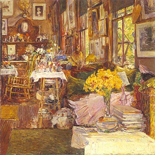 The Room of Flowers, Childe Hassam