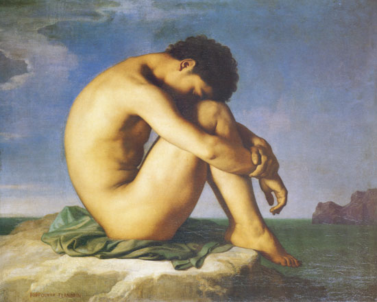 Young Man Nude, Hippolyte Flandrin