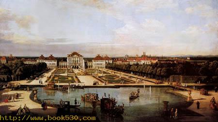 The Nymphenburg palace with park