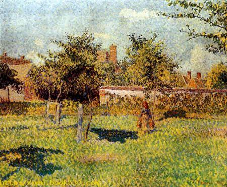 Woman in the orchard