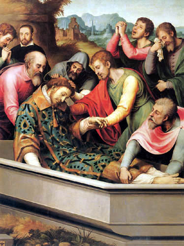 The funeral of the San Esteban