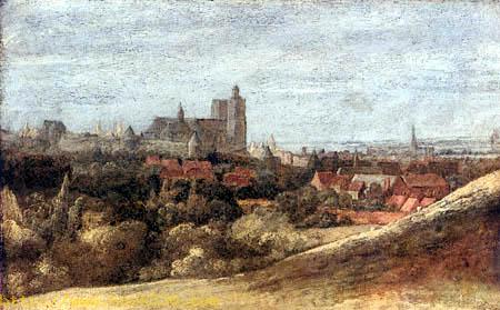 View of Brussels from North east